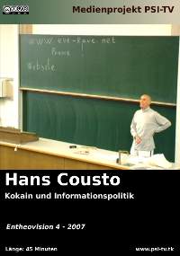 Hans Cousto Kokain und Informationspolitik