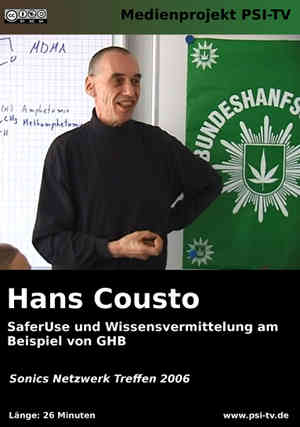 Cover Grafik Thumbnail: Hans Cousto: SaferUse und Wissensvermittelung am Beispiel von GHB